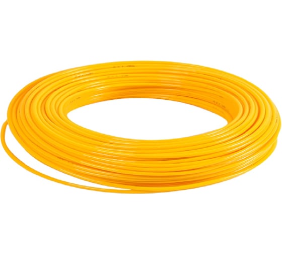 Трубка ПВХ Крал d=4x0.75мм (PA6) желтый (100м) (100 шт) 3765 1
