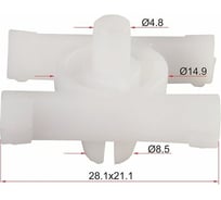 Клипса 10 шт AVERS 51131829904-10