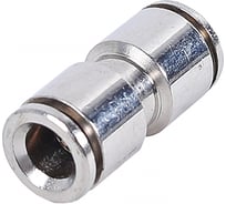 Соединитель трубки ПВХ,полиамид Крал d=9 мм прямой металлический (10 шт) 2959