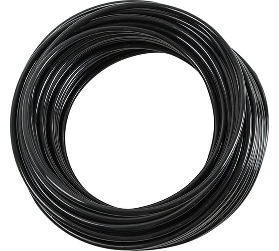 Трубка Крал ПВХ d=8x1мм (PA6) черная (50м) 3772