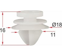 Клипса 10 шт AVERS LR028939-10