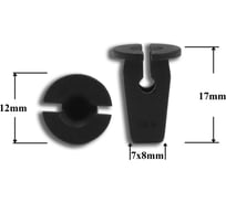 Автокрепеж для VAG 10 шт 6N0809966A, WHT003737, 191941142 КрепАвто 0031