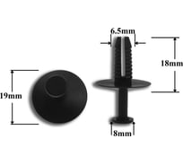 Автокрепеж для BMW 10 шт 51118174185 КрепАвто 0014