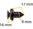 Автокрепеж для Acura Chrysler Honda Lexus Mitsubishi Toyota 10 шт TQ696D09, MR200300 КрепАвто 0832 3