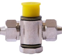 Фитинг цилиндра зажима цанговый тройной 1/8 8мм V521, V524, V526, V526U, V624, V626, V626IT, V730 Rossvik CT-Y-0100008