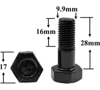 Болт Крепавто М10*28*1,25 правой полуоси R0399