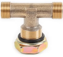 Тройник Крал 18x22x18 КЗ Латунь (10 шт) 1803