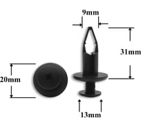 Автокрепеж для Lexus/Toyota 10 шт 9046709127, 9046709189 КрепАвто 0264