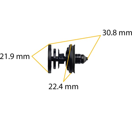Автокрепеж для VAG 10 шт 7L6868243 КрепАвто 1269