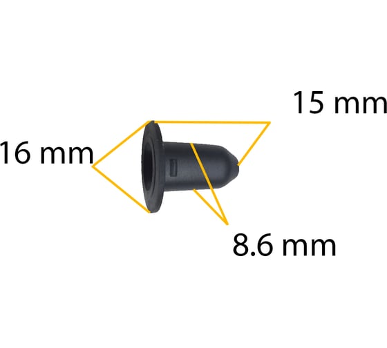 Автокрепеж для VAG 10 шт 3C0853586 КрепАвто 1943