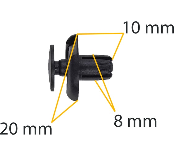 Автокрепеж для Acura/Honda 10 шт 91501S04003, A0009914940 КрепАвто 0795