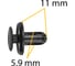 Автокрепеж для Mitsubishi/Subaru 10 шт MR288150, 909130013 КрепАвто 1743 3