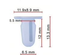Крепеж 10 шт AVERS 51478244458-10