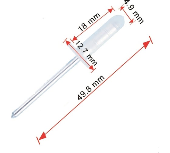 Заклепка 10 шт AVERS 9026905034-10