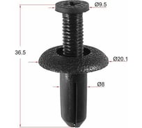 Крепеж 10 шт AVERS 9046708155-10