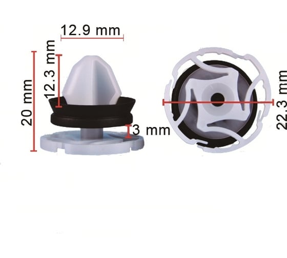 Крепеж 10 шт AVERS 7703077476-10 1