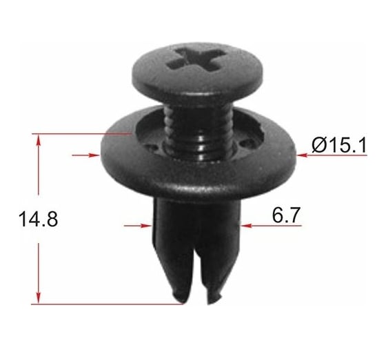 Крепеж 10 шт AVERS MB253964-10 1