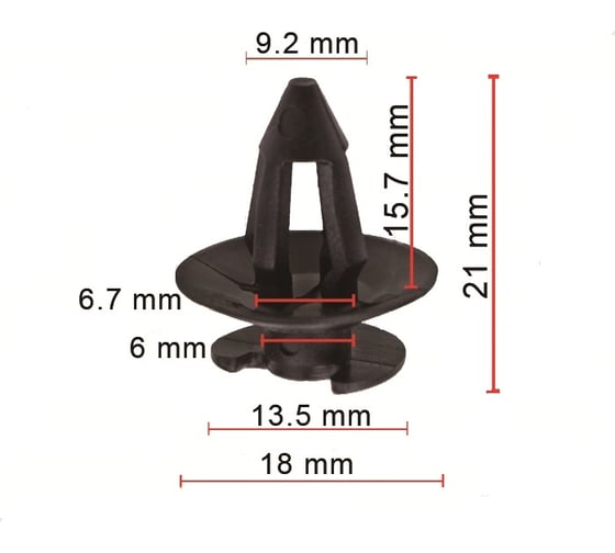 Клипса 10 шт AVERS 823867299-10 1