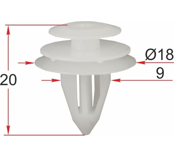 Крепеж 10 шт AVERS 0155309791-10