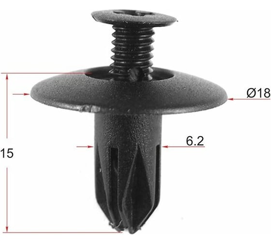 Крепеж 10 шт AVERS 91524SE0003-10 1