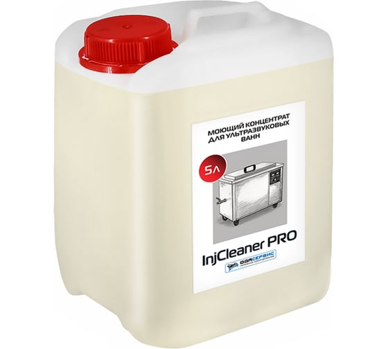Моющий концентрат для ультразвуковой ванны ОДА Сервис InjCleaner PRO 5л ODA-26506 1