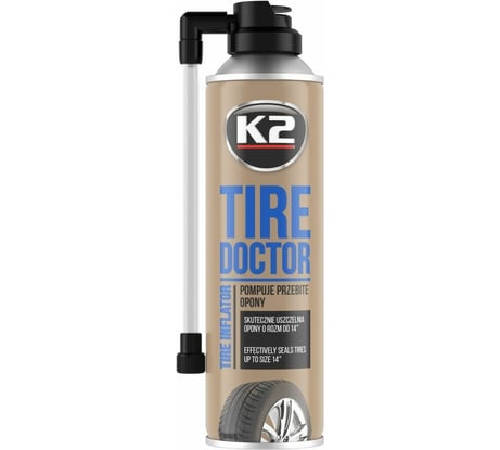 Герметик для шин K2 Tire Doctor, аэрозоль 500 мл, B311