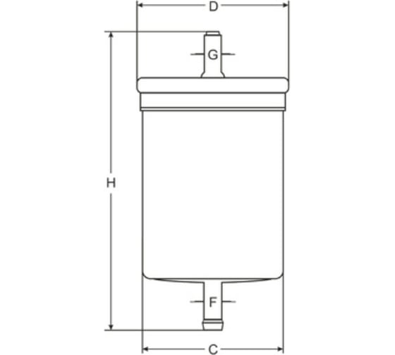 Фильтр топливный SCT ST314
