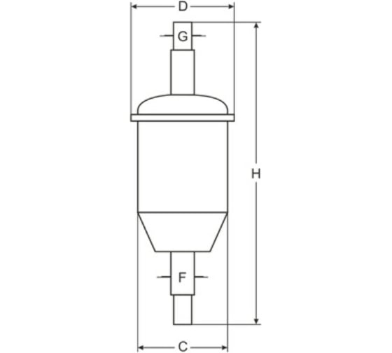 Фильтр топливный SCT ST341