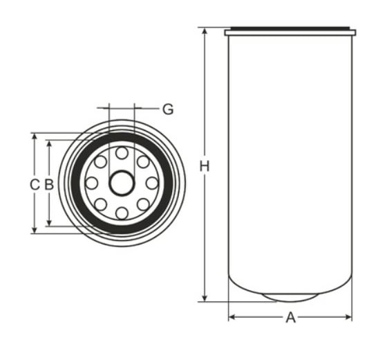 Фильтр топливный SCT ST323