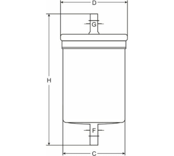 Фильтр топливный SCT ST352