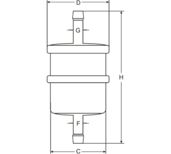 Фильтр топливный SCT ST487
