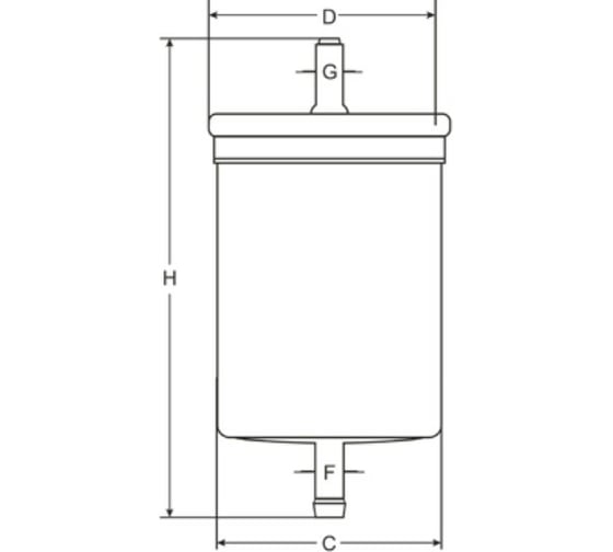 Фильтр топливный SCT ST374