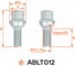 Болт колесный AIRLINE M12x1.5x26x51, сфера R12, кл.17, дакромет для а/м VW/Audi (20 шт) ABLT012 5