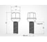 Болт колесный AIRLINE M12x1.5x28x54, сфера R12, кл.17, дакромет для а/м Mercedes (20 шт) ABLT025 1