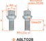 Болт колесный AIRLINE M14x1.5x27x51, сфера R14, spline, дакромет для а/м Mercedes (20 шт) ABLT028 5