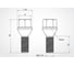 Болт колесный AIRLINE M12x1.5x26x52, конус, кл.19, дакромет для а/м Nissan (20 шт) ABLT013 1