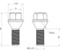 Болт колесный AIRLINE M12x1.5x25x45, конус, кл.17, черный электрофорез для а/м BMW (20 шт) ABLT002 1