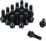 Болт колесный AIRLINE M12x1.5x25x45, конус, кл.17, черный электрофорез для а/м BMW (20 шт) ABLT002 2
