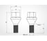 Болт колесный AIRLINE M14x1.5x27x63, конус, кл.21, дакромет для а/м Peugeot/Citroen (20 шт) ABLT027 1
