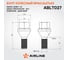 Болт колесный AIRLINE M14x1.5x27x63, конус, кл.21, дакромет для а/м Peugeot/Citroen (20 шт) ABLT027 2