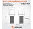 Болт колесный AIRLINE M14x1.5x27x53, сфера R13, кл.17, дакромет для а/м VW/Skoda/Audi (20 шт) ABLT001 2