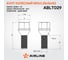 Болт колесный AIRLINE M12x1.25x26x52, конус, кл.19, дакромет для а/м Peugeot/Citroen (20 шт) ABLT029 2