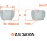 Гайка колесная AIRLINE M12x1.5x16, конус, кл.19, открытая, дакромет для а/м Ford/Volvo (20 шт) ASCR006 5