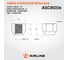 Гайка колесная AIRLINE M12x1.5x16, конус, кл.19, открытая, дакромет для а/м Ford/Volvo (20 шт) ASCR006 6