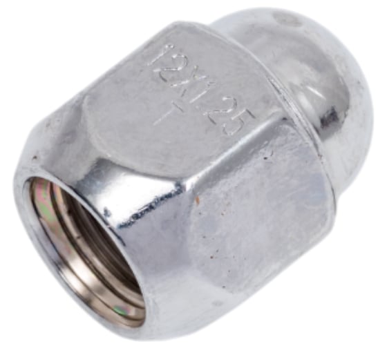 Гайка колесная AIRLINE M12x1.25x26, конус, кл.19, закрытая, хром для а/м Suzuki/Subaru (20 шт) ASCR023 1