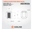 Гайка колесная AIRLINE M14x1.5x30, конус, кл.22, закрытая, хром для а/м Toyota/Lexus (20 шт) ASCR026 2