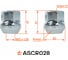 Гайка колесная AIRLINE M12x1.25x21, конус, кл.17, открытая, хром для а/м Daewoo/Chevrolet (20 шт) ASCR028 5