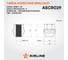 Гайка колесная AIRLINE M14x1.5x31, конус, кл.21, открытая, черный электрофорез для а/м Ford (20 шт) ASCR029 2