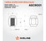 Гайка колесная AIRLINE M12x1.5x30, конус, кл.21, закрытая, хром для а/м Hyundai/KIA/Toyota (20 шт) ASCR001 2
