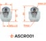 Гайка колесная AIRLINE M12x1.5x30, конус, кл.21, закрытая, хром для а/м Hyundai/KIA/Toyota (20 шт) ASCR001 5